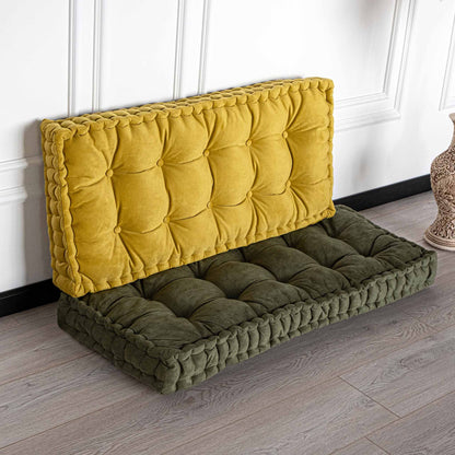 Velvet Tufted Seating Cushion